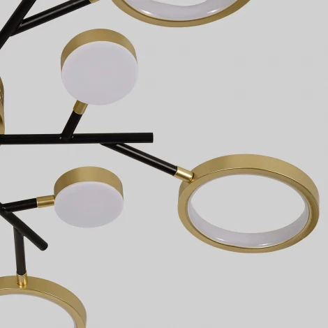 Потолочная люстра на штанге светодиодная с ПДУ F-Promo Hybrid 4686-13C