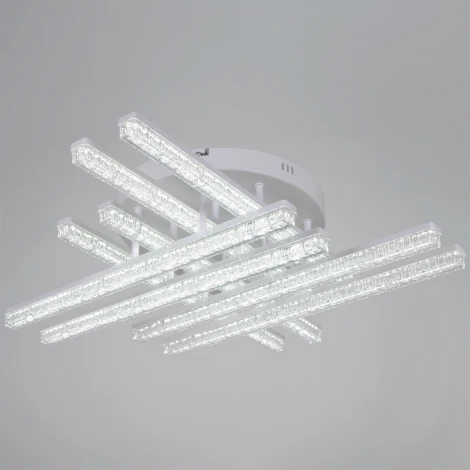 Потолочная люстра светодиодная на штанге с регулировкой цветовой температуры, яркости и ночным режимом Reluce 78290-0.3-08 WH