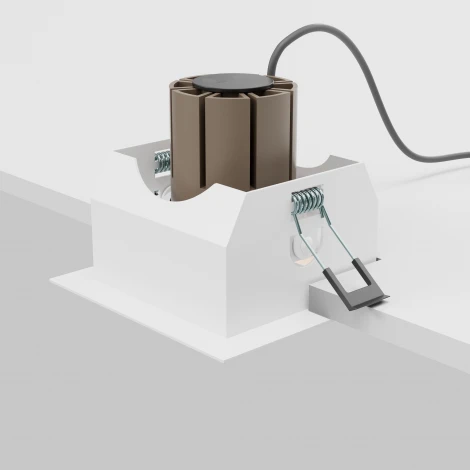 Встраиваемый светильник светодиодный Maytoni Technical Metal Modern DL008-12W2.7-3-4K-W