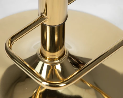 Стул барный DOBRIN CHARLY GOLD (черный велюр (MJ9-101))