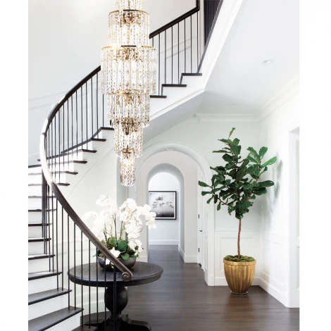 Подвесная люстра хрустальная Modelux ML.900.20 GD