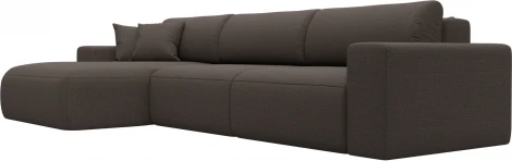 Диван угловой Лига-036 НПБ Классик Лонг левый угол Лига Диванов (Рогожка) арт.124678L