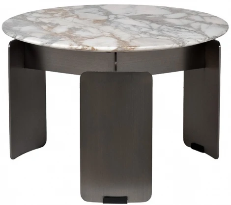 160KD-26501 Стол журнальный, мрамор Arabescato Corchia d60*40см Garda Decor