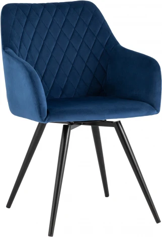 Стул вращающийся Дастин велюр синий УТ000036170