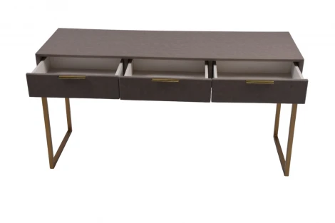 Стол-консоль IST-CASA Логан с 3-мя ящиками MC9001-150GR, 150х50х78 см, светло-серый