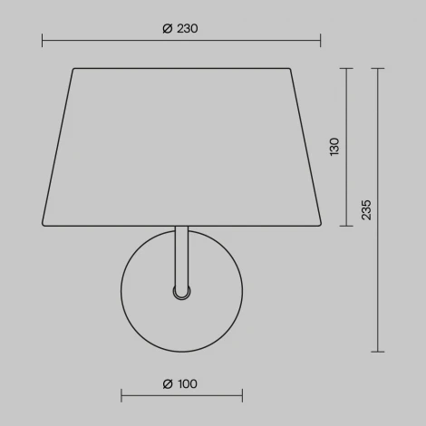 Бра Maytoni Modesto MOD360WL-01B (220V)