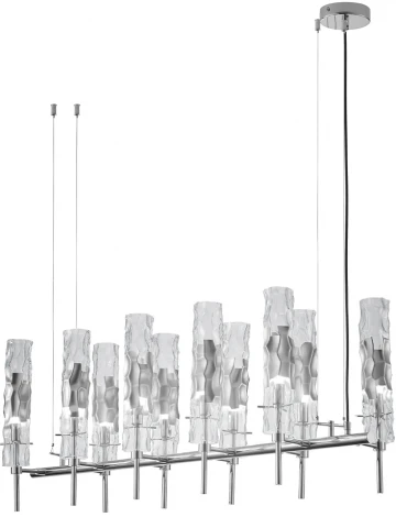 Подвесная люстра Crystal Lux PRIMAVERA SP10 CHROME