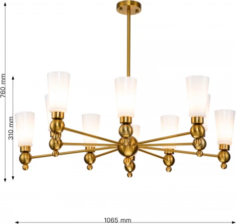 Потолочная люстра Favourite Nimbus 2996-10P