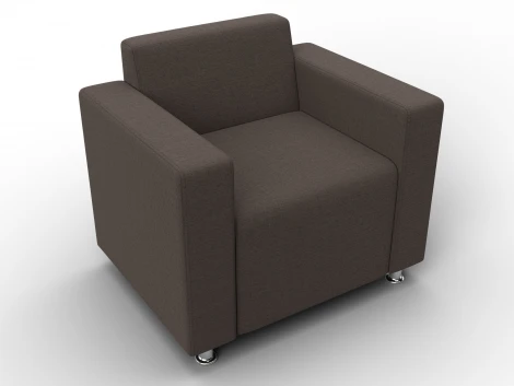 Кресло Лига-093 ВН (ДСП,Брус,Фанера,Рогожка/Коричневый) Лига Диванов 134968