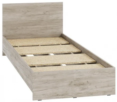 Кровать Woodville Адайн КР-080 80х200 дуб крафт серый / дуб крафт серый арт.608594