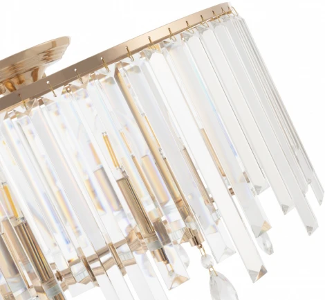 Потолочная люстра хрустальная на штанге Arte Milano Sorrento-2509 372509/5/400 GD (220V)