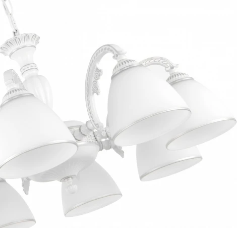 Подвесная люстра Arte Milano AM340837 340837/8 WT+SL (220V, на цепи)