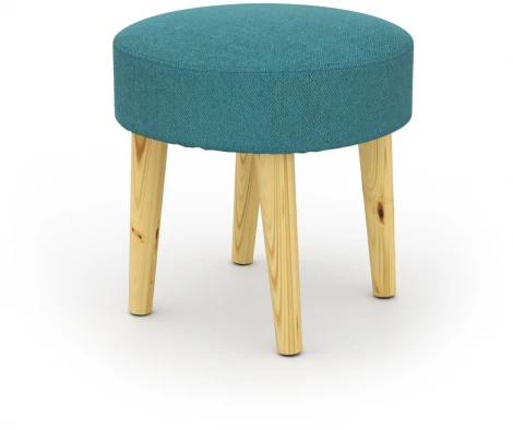 Пуф Arsko Сканди 2 голубая рогожка