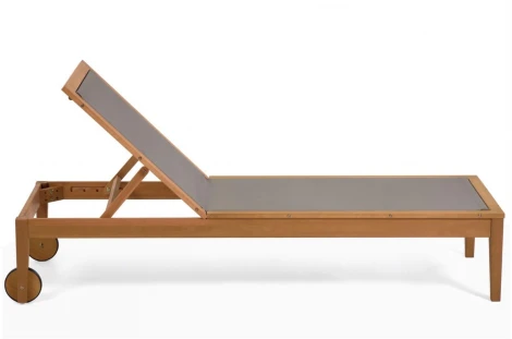 Шезлонг La Forma (ex Julia Grup) Caterin (Зеленый/ Эвкалипт,Дерево)