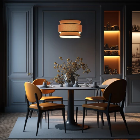 Подвесной светильник ST Luce Jackie SL1354.403.01 Черный/Кирпичный, Черный E27 1*40W