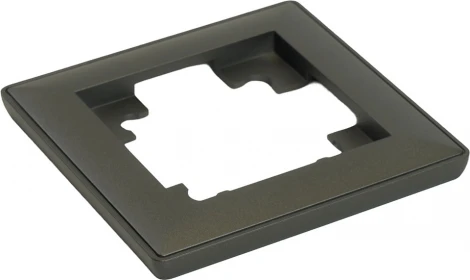 Рамка на 1 пост (графит) Stekker Катрин 39807