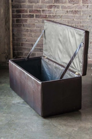 Банкетка Dreambag Лонг Коричневая ЭкоКожа 396856