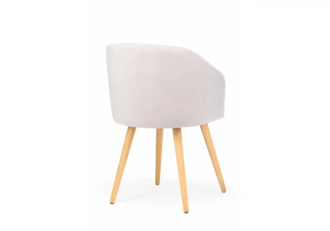 Стул деревянный Монер 360 светло-серый (glory 36) / светлое дерево 632641