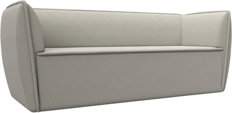 Диван кухонный прямой Бергамо 3-х местный (Бежевый/Рогожка) Лига Диванов арт.122443