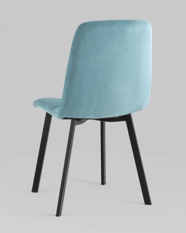 Стул Stool Group Oliver Square велюр пыльно-голубой УТ000034874
