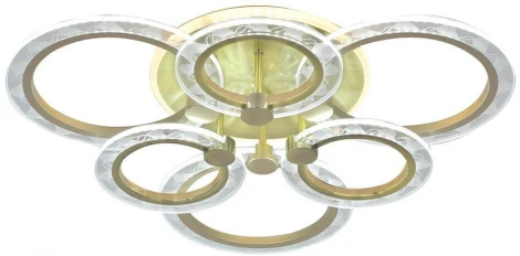 Потолочная люстра Seven Fires Talek SF7054/7C-SGD-BL