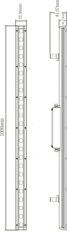 Прожектор линейный уличный IP65 LED Wallwasher Deko-Light Caph 732080 (220V)