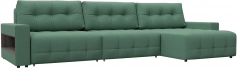 Диван угловой с полками Лига-053 НПБ Лонг Лига Диванов (Рогожка) арт.128957