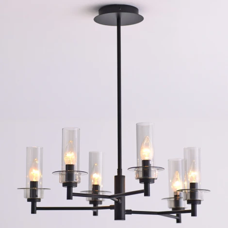 Подвесная люстра штанге ILLUMICO IL2216-6PLS-24