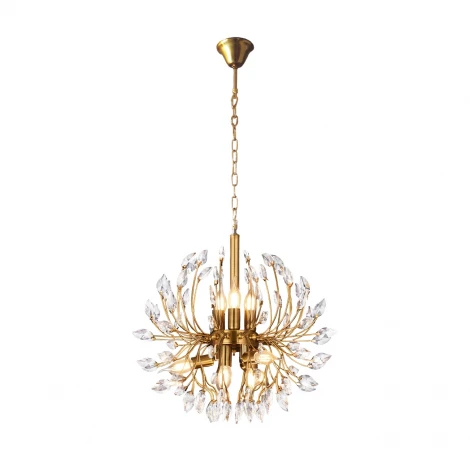 Подвесная люстра шар на цепи Escada Tugela 486/9PL (220V, свеча, шар)