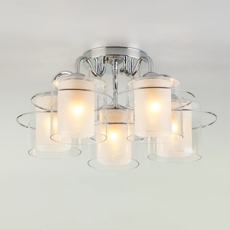 Потолочная люстра Eurosvet Darcy 30160/5 хром (220V)