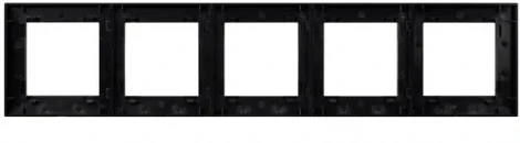 Рамка алюминиевая FRM-PRESTO-ALS-5-BK (Arlight) 043865