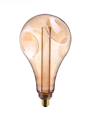 Лампочка светодиодная прозрачная/бежевая груша E27 4W Hiper Vein HL-2248