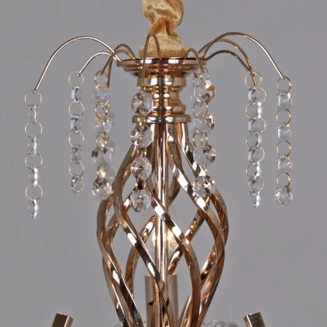 Подвесная люстра Reluce 06315-0.4-03 FGD+CL (220V, подвески, на цепи, подсвечник, свеча)