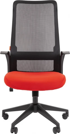 Компьютерное кресло CHAIRMAN 573 (Пластик,Ткань,Сетка/Красный)