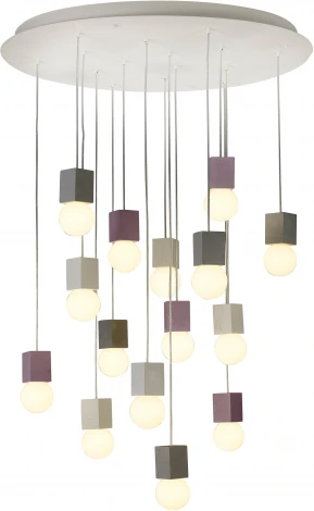 Подвесная люстра Mantra Galaxia 7701 (220V, подвески, на проводе, шарики, куб)