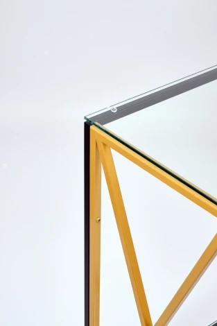 Консольный стол AllConsoles 1031-CB_G clear черный муар, золотой