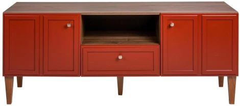 ТВ тумба R-Home Norton кармин