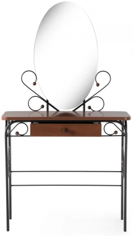 Туалетный столик Woodville Клео 3 черный / орех 446222