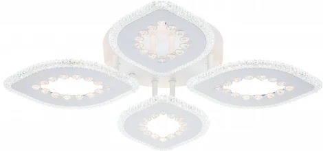 Потолочная люстра Dew 10271/4 LED*72W White (ночной режим, 220V, пульт управления)