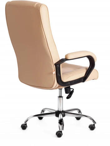 Кресло MAXIMA Хром (22) кож/зам, бежевый, 36-34 Tetchair 19514
