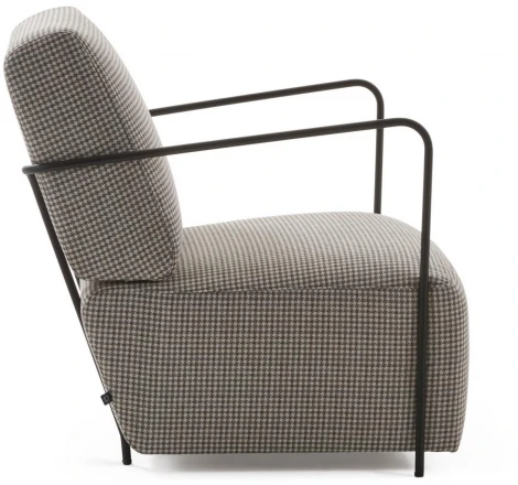 Кресло La Forma (ex Julia Grup) Gamer (Коричневый,Бежевый/ Сталь,ДСП,Акрил,Сосна,Пенополиуретан,Металл,Пена)