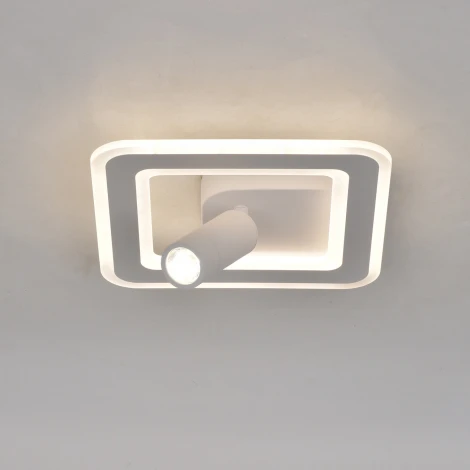 Настенно-потолочный светильник со спотом Escada 20021SMA/01LED SWH LED 45W 4000K белый