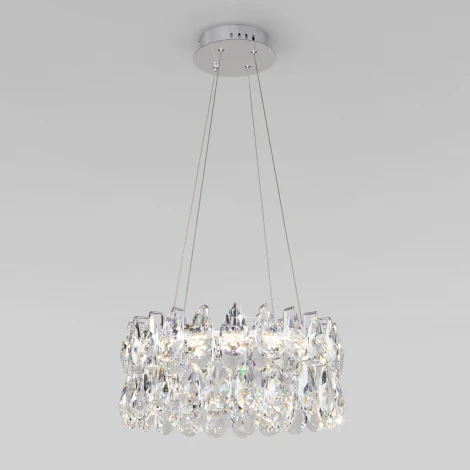Подвесная люстра светодиодная Bogate's Marvel 90370/1 Strotskis (220V, хрусталь, на тросе)