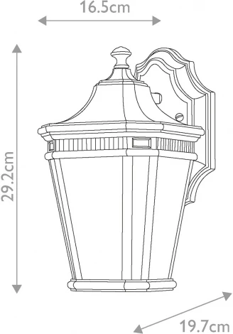 Настенный уличный фонарь Feiss Cotswold Lane FE-COTSLN2-S-BK (220V, IP44)