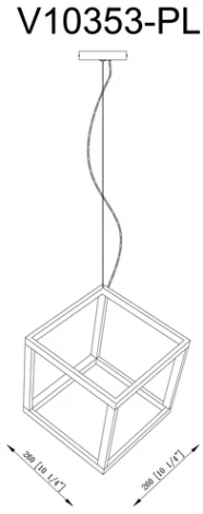 Подвесной светильник светодиодный Moderli Grape V10353-PL (220V, на тросе)