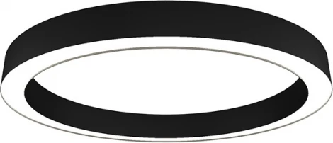 Потолочный светильник круглый Donolux Aura DL800C72WW Black (LED, 220V, кольцо)
