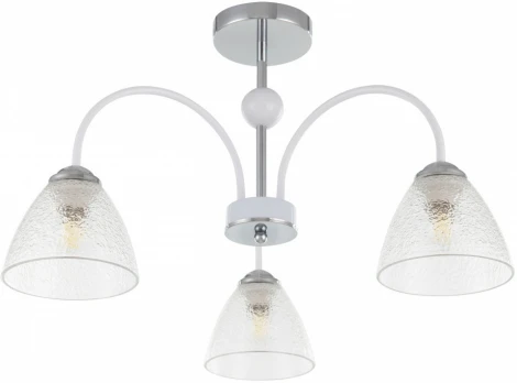 Потолочная люстра на штанге Arte Milano Napoli 321410/3 CR+WH (220V)