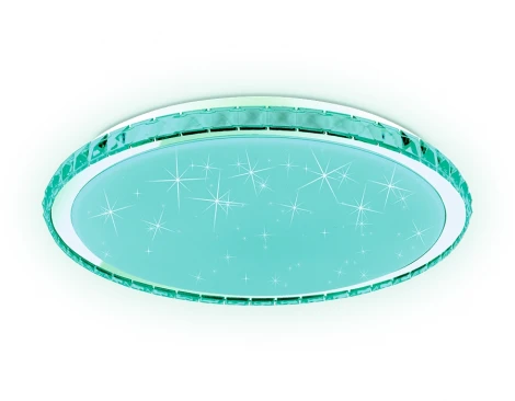 Потолочный светильник RGB круглый Ambrella Dance FF501 (LED, 220V, пульт управления, круглые)