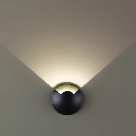 Встраиваемый грунтовый светильник Odeon Light Wald 6662/1GL3 черный/металл IP67 LED 3W 3000K 12V/24V (круглые)