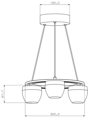 Подвесной светильник Deko-Light Doradus 342084